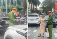 Đội Cảnh sát trật tự (Phòng Cảnh sát QLHC về TTXH): Tập trung tuyên truyền, xử lý các trường hợp đỗ xe ô tô ở hè phố trái quy định