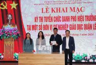 Khai mạc Kỳ thi tuyển chức danh Phó Hiệu trưởng tại một số đơn vị sự nghiệp Giáo dục quận Lê Chân