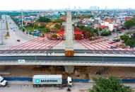 Hải Phòng: Cầu vượt gần 690 tỷ đồng qua Quốc lộ 5 chuẩn bị thông xe