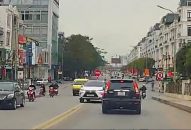 Đội Cảnh sát giao thông số 3: Tước giấy phép lái xe 1 trường hợp điều khiển xe ô tô đi ngược chiều khu vực cầu Xi Măng