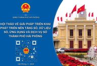 Hội thảo Phát triển nền tảng số, dữ liệu số, ứng dụng, dịch vụ số thành phố