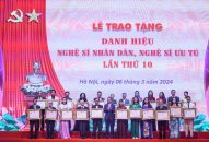 Ngành Văn hóa Hải Phòng có 4 nghệ sĩ vinh dự đón nhận danh hiệu Nghệ sĩ nhân dân, Nghệ sĩ ưu tú lần thứ 10