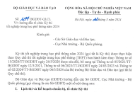 Bộ Giáo dục và Đào tạo công bố lịch thi tốt nghiệp THPT năm 2024