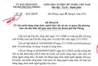 Hải Phòng: Tuyển dụng công chức, người làm việc tại các cơ quan, địa phương theo chỉ tiêu biên chế giao năm 2024