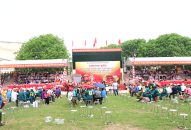 Chung kết Hội thi nghiệp vụ chữa cháy và cứu nạn, cứu hộ Tổ liên gia an toàn PCCC huyện Thủy Nguyên năm 2024