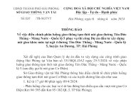 Điều chỉnh phân luồng giao thông tạm thời nút giao đường Tôn Đức Thắng-Máng Nước-Quốc lộ 5