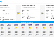 Dự báo thời tiết 10 ngày tới từ 21.4 đến 1.5 ở cả ba miền