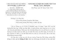 Chấn chỉnh việc tổ chức đánh giá học sinh khối 10, khối 11