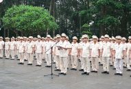 Công an thành phố về nguồn, báo công tại Khu di tích K9 – Đá Chông