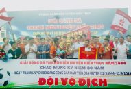 Đội bóng xã Tú Sơn giành ngôi Vô địch Giải bóng đá thanh niên huyện Kiến Thụy năm 2024
