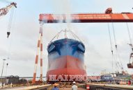 Công ty TNHH MTV đóng tàu Nam Triệu: Xuống nước, đặt ky tàu hàng 65.000 tấn