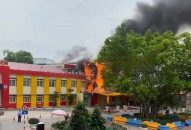 Dập tắt đám cháy tại Bệnh viện Trẻ em Hải Phòng