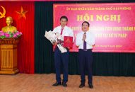 Đồng chí Trần Đức Huấn được bổ nhiệm giữ chức vụ Phó Giám đốc Sở Tư pháp