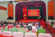 Năm 2024, thành phố hoàn thành 100% chỉ tiêu giao quân với chất lượng tốt