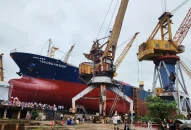 Công ty đóng tàu Bạch Đằng hạ thủy tàu hàng 17.500DWT khai thác viễn dương