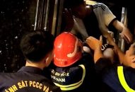 Cứu hộ nhanh 5 người kẹt thang máy ở địa bàn quận Lê Chân
