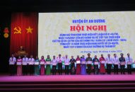 Huyện An Dương biểu dương nhiều tập thể cá nhân có thành tích xuất sắc trong Nghị quyết 28-NQ/TU và Kết luận số 01-KL/TW