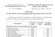 Trường Đại học Hàng hải Việt Nam: Thông báo mức điểm nhận hồ sơ đăng ký xét tuyển theo điểm thi THPT vào hệ đại học chính quy năm 2024