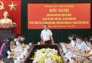 Thường trực Thành ủy giao ban với Mặt trận Tổ quốc và các tổ chức chính trị – xã hội thành phố