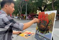 Gửi tình yêu Hải Phòng qua những bức tranh