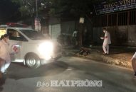 1 thanh niên tử vong khi đi xe đâm vào vỉa hè ở đường Hùng Vương