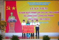Chi cục Tiêu chuẩn Đo lường Chất lượng kỷ niệm 40 năm Ngày thành lập (9/7/1984-9/7/2024)