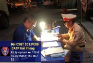 Phòng Cảnh sát giao thông: Xử lý một lái xe không chấp hành chỉ dẫn của biển báo hiệu ở tuyến đường Nguyễn Văn Linh, Hải Phòng