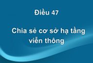 Chia sẻ cơ sở hạ tầng viễn thông