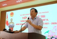Đại biểu HĐND thành phố tiếp xúc cử tri quận Kiến An thông báo kết quả Kỳ họp thứ 18, HĐND thành phố khóa XVI