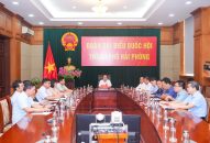 Đoàn Đại biểu Quốc hội Hải Phòng tham dự phiên chất vấn trực tuyến Kỳ họp thứ 36 Ủy ban Thường vụ Quốc hội