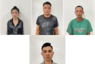 Công an huyện Cát Hải bắt giữ 4 đối tượng tổ chức sử dụng trái phép chất ma túy