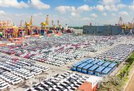 Từ cảng Tân Vũ, hơn 1.000 xe ô tô điện của Vinfast xuất khẩu sang Indonesia