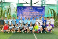 Giao hữu bóng đá nhân dịp kỷ niệm 79 năm Ngày truyền thống ngành Thông tin và Truyền thông