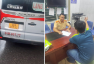 Xử phạt lái xe ô tô khách đi vào phần đường dành cho xe 2 bánh