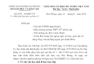 Học sinh 64 trường THPT học trực tiếp tại trường từ ngày 13/9/2024