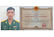 Truy tặng Huân chương Bảo vệ Tổ quốc cho quân nhân hy sinh khi làm nhiệm vụ