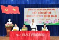 Cử tri 2 huyện Cát Hải và Bạch Long Vĩ đề xuất tiếp tục có cơ chế, chính sách phát triển kinh tế biển đảo