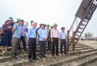 Lãnh đạo thành phố kiểm tra công tác phòng, chống lũ, hộ đê tại các quận, huyện Đồ Sơn, Dương Kinh và Kiến Thụy