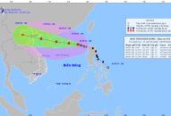 Tin bão trên biển Đông, cơn bão số 3, cập nhật 11h ngày 4/9/2024