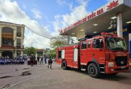 Thực tập phương án PCCC & CNCH tại Trường THCS Chu Văn An