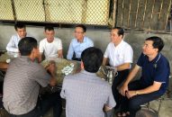 Chủ tịch Uỷ ban MTTQ Việt Nam thành phố thăm gia đình nạn nhân tử vong do bão số 3