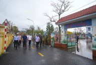 Bí thư Thành ủy động viên, kiểm tra công tác khắc phục thiệt hại sau Bão số 3 tại huyện Cát Hải