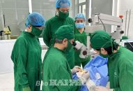 Bệnh viện Mắt Hải Phòng cấp cứu thành công ca bệnh chấn thương vỡ nhãn cầu do tai nạn lao động