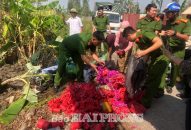 Công an huyện Thủy Nguyên tiêu hủy hơn 200kg pháo nổ