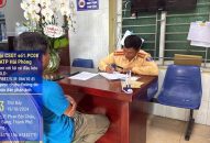 Tước giấy phép lái xe 02 tháng đối với một lái xe điều khiển ô tô đầu kéo đi ngược chiều đường ở địa bàn quận Hải An