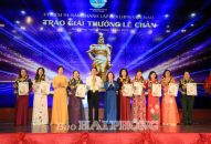 8 phụ nữ tiêu biểu được vinh danh và trao tặng Giải thưởng Lê Chân lần thứ 13