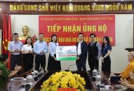 Ủy ban MTTQ Việt Nam thành phố tiếp nhận kinh phí ủng hộ Nhân dân thành phố khắc phục thiệt hại do bão số 3