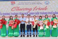 Trường THPT Lê Hồng Phong đứng thứ 3 thành phố về kết quả Kỳ thi chọn học sinh giỏi bảng A