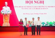 Công bố Quyết định của Ban Thường vụ Thành ủy về công tác cán bộ quận Hải An