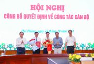 Công bố Quyết định về công tác cán bộ Ban Tổ chức Thành uỷ và Sở Nội vụ